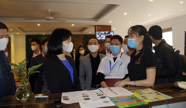 Khảo sát tình hình phòng, chống dịch bệnh Covid - 19 tại quận Nam Từ Liêm